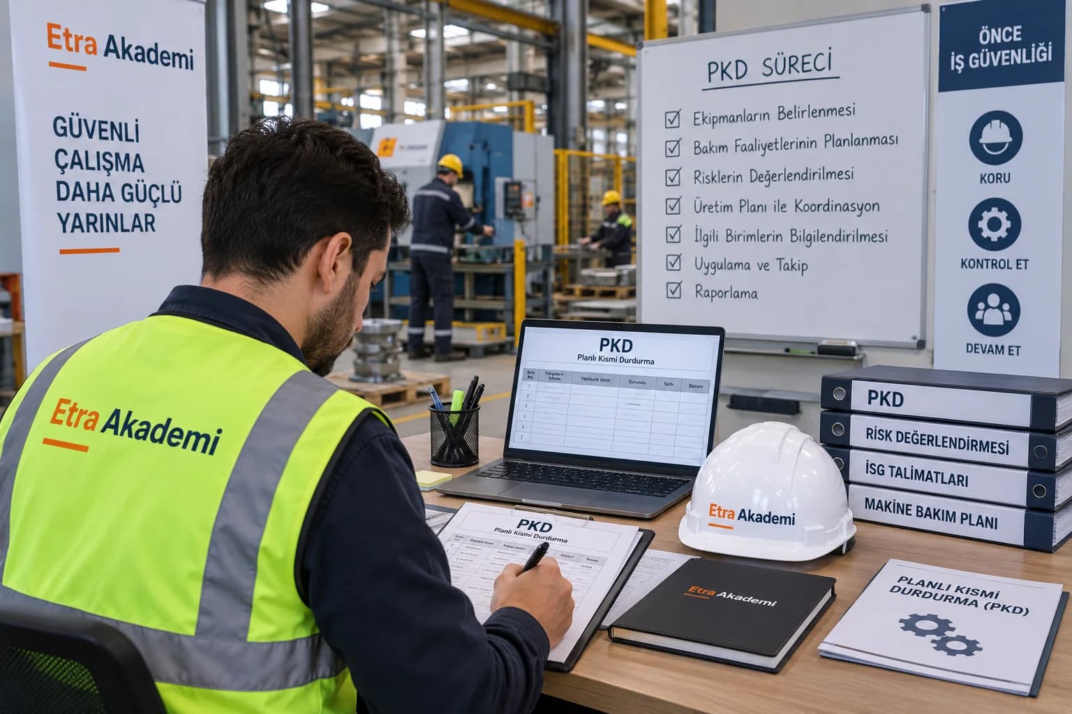 Fabrikada Patlamadan Korunma Dokümanı hazırlayan uzman